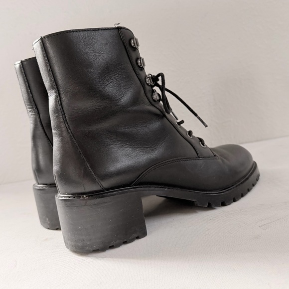 Madewell Julien lace up lug sole black boot - Picture 6 of 11